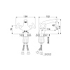 ACRSB00i01 Acros смеситель для умывальника, Iddis