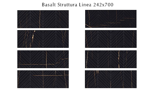 509261101 Basalt (Базáльт) Struttura Linea плитка для стен 24,2х70, Eletto (Azori)