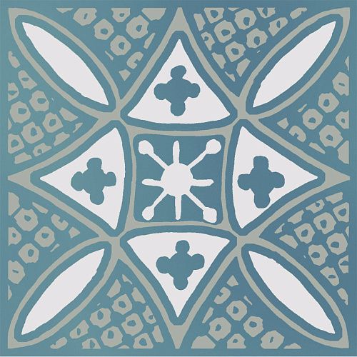 Декор KMD3STA020GN Бахия 2 бирюзовый глянцевый 9,8x9,8x0,7, Kerama Marazzi (Керама Марацци)