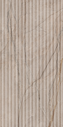Плитка KM6012B0240R Ифран бежевый светлый глянцевый структура обрезной 60x119,5x1, Kerama Marazzi (Керама Марацци)