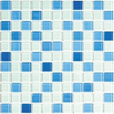 Jump Blue №6 растяжка из стеклянной мозаики 30х30, Bonaparte (Бонапарт)