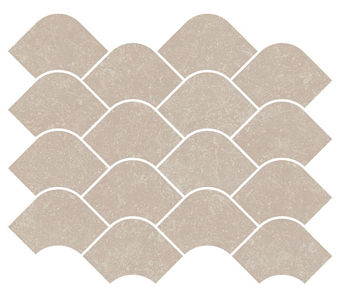 Декор KMD2HID003BR Касабланка наборный бежевый светлый матовый обрезной 30x25x0,9, Kerama Marazzi (Керама Марацци)