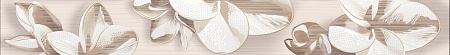 584191004 Amati (Амати) Plumeria Beige бежевый бордюр 50,5х6,2, Azori