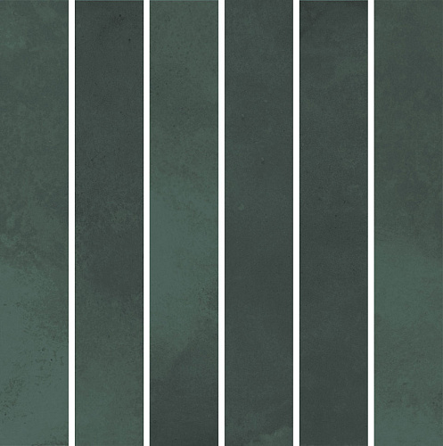 Декор KMD2MSM005BN Фес мозаичный зелёный тёмный глянцевый 15x15x0,77, Kerama Marazzi (Керама Марацци)