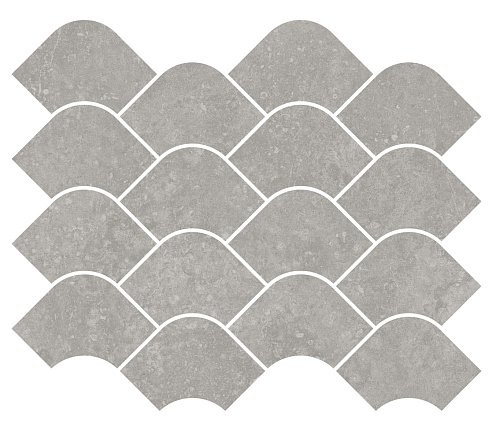 Декор KMD2HID002BR Касабланка наборный серый матовый обрезной 30x25x0,9, Kerama Marazzi (Керама Марацци)