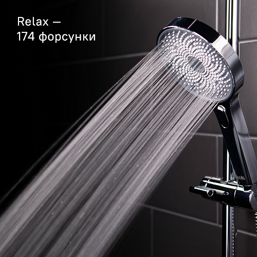 SPA3F0Ci76 SpaHome душевой гарнитур с верхней лейкой, Iddis