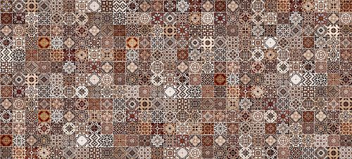 HAG111 Hammam коричневый рельеф плитка для стен 44х20, Cersanit