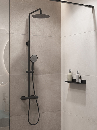 A17123 Futura (Футура) тонкий Soft Concrete серый ректификат керамогранит 60х120, Cersanit