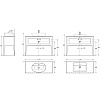 PL.C.120.1+1\WHT Тумба PLAZA Classic напольная 120 белый 1 + (1) ящики 810, Керама Марацци