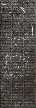 Плитка KM3090B0170R Тубкаль чёрный глянцевый структура обрезной 30x89,5x1,05, Kerama Marazzi (Керама Марацци)