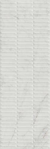 Плитка KM3090B0160R Тубкаль белый глянцевый структура обрезной 30x89,5x1,05, Kerama Marazzi (Керама Марацци)