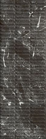 Плитка KM3090B0170R Тубкаль чёрный глянцевый структура обрезной 30x89,5x1,05, Kerama Marazzi (Керама Марацци)