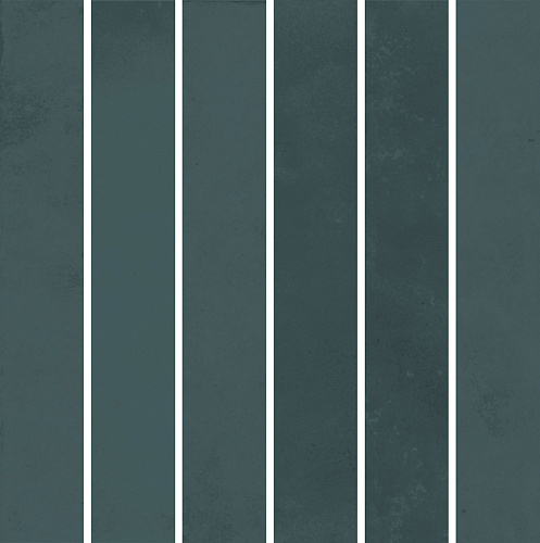 Декор KMD2MSM006BN Фес мозаичный бирюзовый тёмный глянцевый 15x15x0,77, Kerama Marazzi (Керама Марацци)