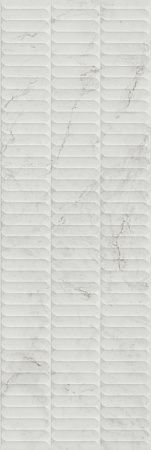 Плитка KM3090B0160R Тубкаль белый глянцевый структура обрезной 30x89,5x1,05, Kerama Marazzi (Керама Марацци)