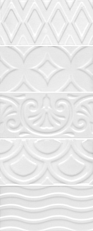 16017 Авеллино белый структура mix плитка д\стен 15х7,4, Керама Марацци
