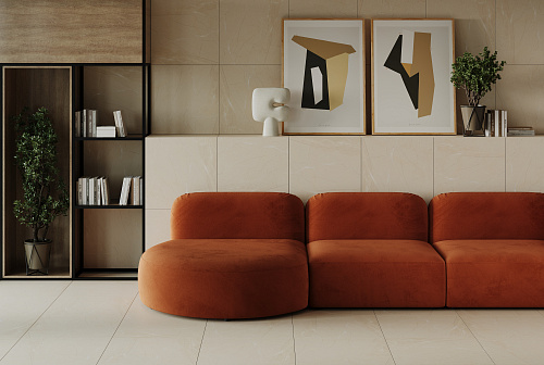 Керамогранит E-5026 Pulpis (Палпис) бежевый матовый 60х60, Dako (Дако)