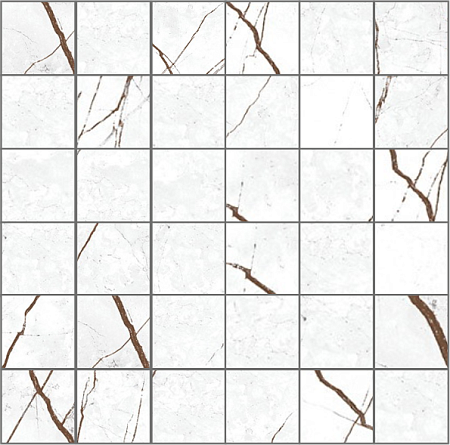 Квадрат с чипом мозаика настенная 30x30 и 50x50 мм, GresStudio