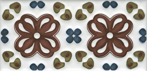 Декор STG\B616\16000 Клемансо орнамент матовый 7,4x15x0,69, Kerama Marazzi (Керама Марацци)