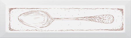 NT\C51\9001 (NT\С51\2882 ) Гамма Spoon карамель декор 28,5х8,5, Керама Марацци