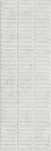 Плитка KM3090B0160R Тубкаль белый глянцевый структура обрезной 30x89,5x1,05, Kerama Marazzi (Керама Марацци)