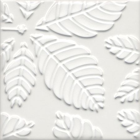 Декор KMD2SFB001BN Агдаль 1 белый матовый структура 15x15x0,9, Kerama Marazzi (Керама Марацци)