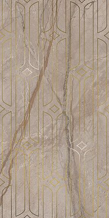 Декор KMD3STA071BR Ифран бежевый светлый глянцевый обрезной 60x119,5x0,9, Kerama Marazzi (Керама Марацци)