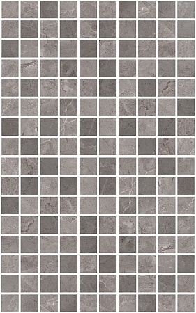 MM6361 Гран Пале серый мозаичн. декор 25х40, Керама Марацци