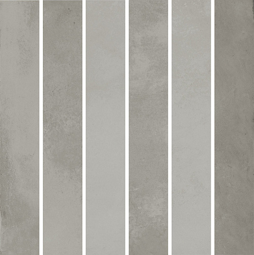 Декор KMD2MSM002BN Фес мозаичный серый глянцевый 15x15x0,77, Kerama Marazzi (Керама Марацци)