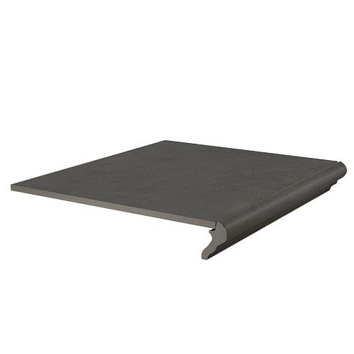 Ступень KM4040G0041NGTF фронтальная Хадду серый тёмный матовый 40,2x34x0,8, Kerama Marazzi (Керама Марацци)