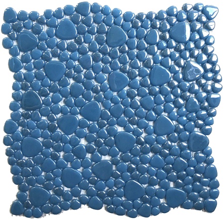 Drops Mono DIR 042 голубой мозаика стеклянная 32х32, Antarra