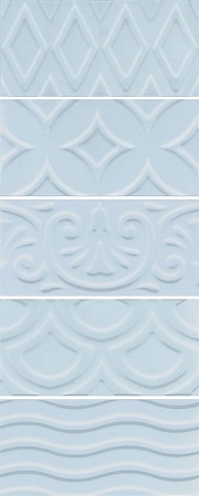 16015 Авеллино голубой структура mix плитка д\стен 15х7,4, Керама Марацци