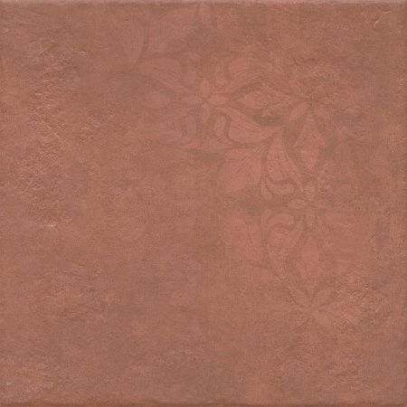 Керамогранит KM4040G0071N Хадду красный матовый декорированный 40,2x40,2x0,8, Kerama Marazzi (Керама Марацци)