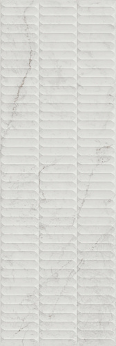 Плитка KM3090B0160R Тубкаль белый глянцевый структура обрезной 30x89,5x1,05, Kerama Marazzi (Керама Марацци)