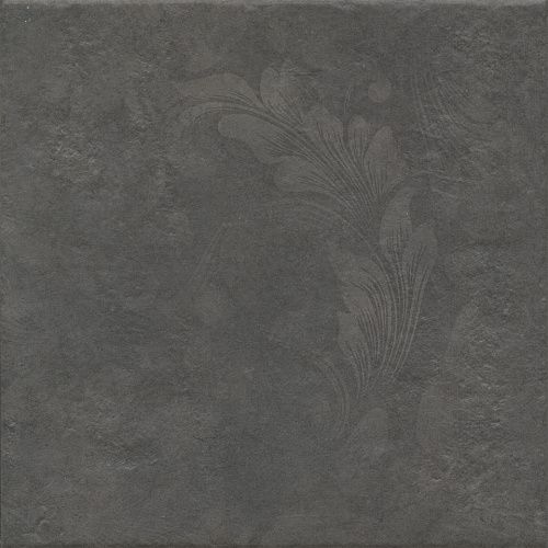 Керамогранит KM4040G0091N Хадду серый тёмный матовый декорированный 40,2x40,2x0,8, Kerama Marazzi (Керама Марацци)