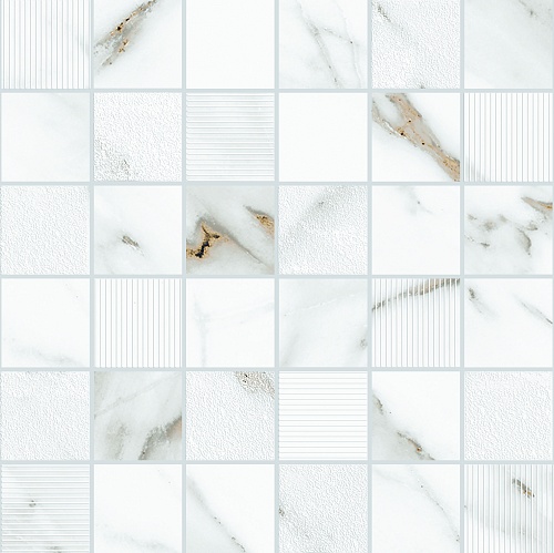 Мозаика 588143004 Calacatta Grey (Калакáтта Грэй) Mosaic 30х30, Eletto Ceramica (Элетто Керамика)