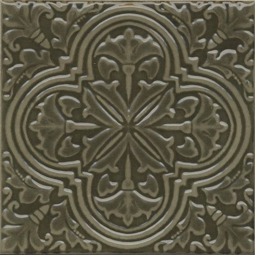 Декор KMD3STA002BN Фес зелёный глянцевый 15x15x0,77, Kerama Marazzi (Керама Марацци)