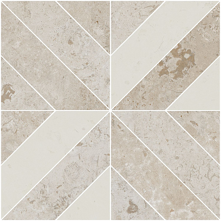 ID125T Декор Про Лаймстоун бежевая мозаика (керамогранит) 60x60, Kerama Marazzi