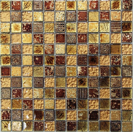 Antik-2 мозаика стеклянная с камнем 30х30, Bonaparte (Бонапарт)
