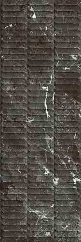 Плитка KM3090B0170R Тубкаль чёрный глянцевый структура обрезной 30x89,5x1,05, Kerama Marazzi (Керама Марацци)