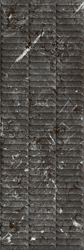 Плитка KM3090B0170R Тубкаль чёрный глянцевый структура обрезной 30x89,5x1,05, Kerama Marazzi (Керама Марацци)