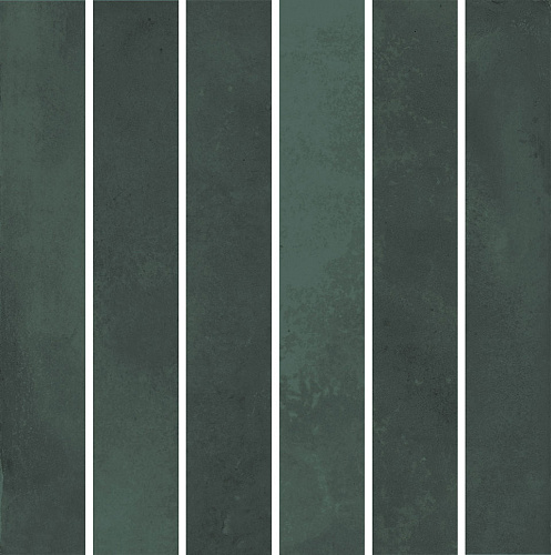 Декор KMD2MSM005BN Фес мозаичный зелёный тёмный глянцевый 15x15x0,77, Kerama Marazzi (Керама Марацци)