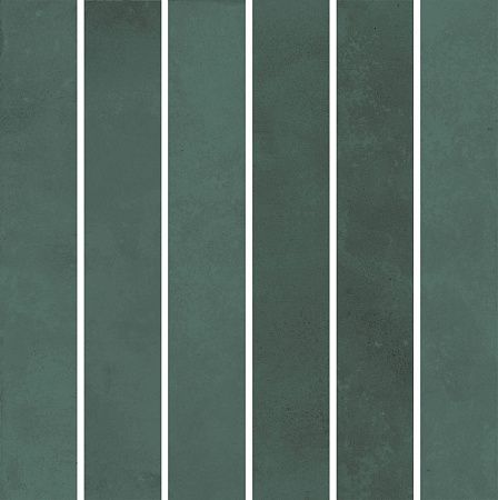 Декор KMD2MSM005BN Фес мозаичный зелёный тёмный глянцевый 15x15x0,77, Kerama Marazzi (Керама Марацци)