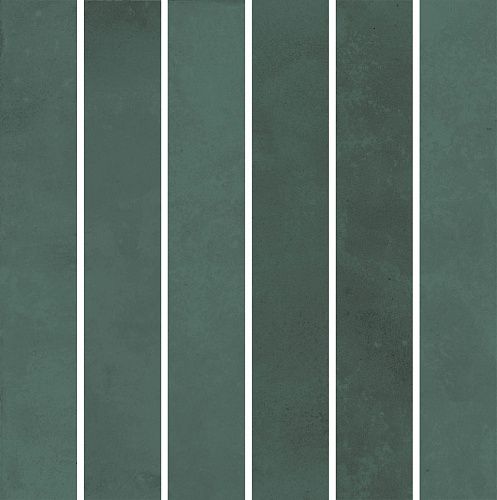 Декор KMD2MSM005BN Фес мозаичный зелёный тёмный глянцевый 15x15x0,77, Kerama Marazzi (Керама Марацци)