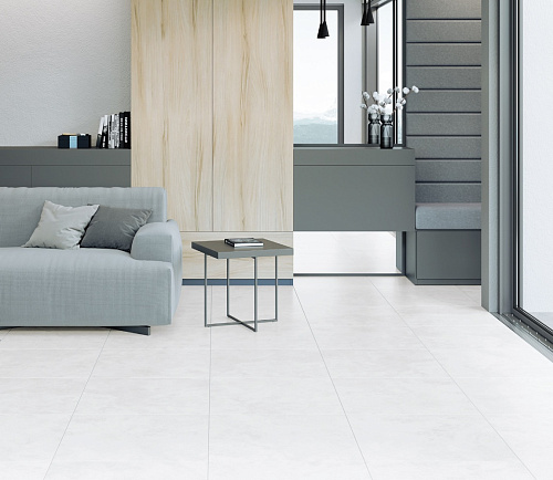 Керамогранит E-3042 Unicom (Юником) белый матовый 60х60, Dako (Дако)