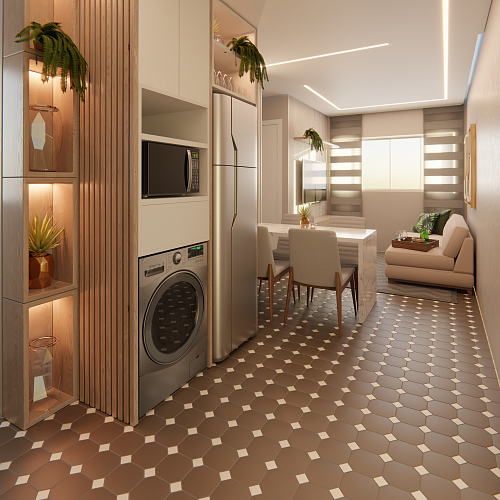 Коллекция фальш-октагона из керамогранита 60х60, Keramark (Керамарк)