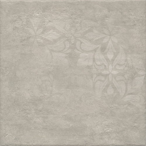 Керамогранит KM4040G0061N Хадду серый светлый матовый декорированный 40,2x40,2x0,8, Kerama Marazzi (Керама Марацци)