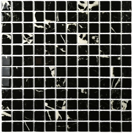 Mia black (glossy) мозаика стеклянная 30х30, Bonaparte (Бонапарт)