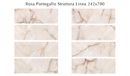 509221101 Rosa Portogallo (Ро́за Портогáлло) Struttura Linea плитка для стен 24,2х70, Eletto (Azori)