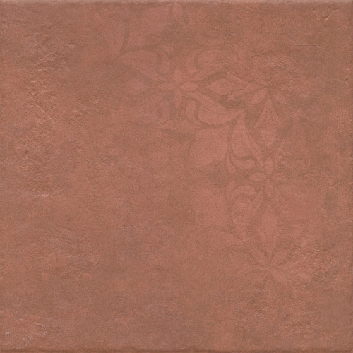 Керамогранит KM4040G0071N Хадду красный матовый декорированный 40,2x40,2x0,8, Kerama Marazzi (Керама Марацци)