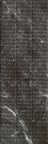 Плитка KM3090B0170R Тубкаль чёрный глянцевый структура обрезной 30x89,5x1,05, Kerama Marazzi (Керама Марацци)